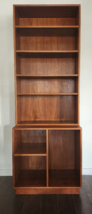 MCM Teak Bookcase with Lower Shelf
