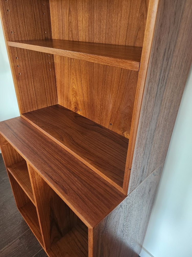 MCM Teak Bookcase with Lower Shelf