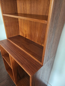 MCM Teak Bookcase with Lower Shelf