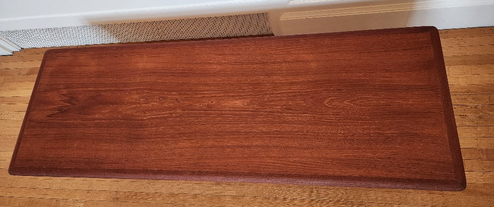 Trioh Teak and Cane Coffee Table