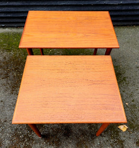Set of 2 Teak Nesting Tables
