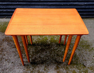 MCM Teak Nesting Tables (2)