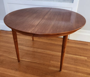 MCM Round Teak Dining Table - Cook Street Vintage