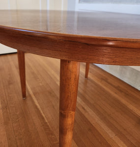 MCM Round Teak Dining Table