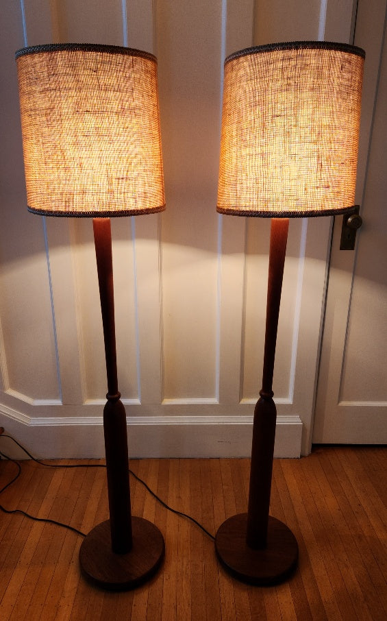 MCM Teak Floor Lamp