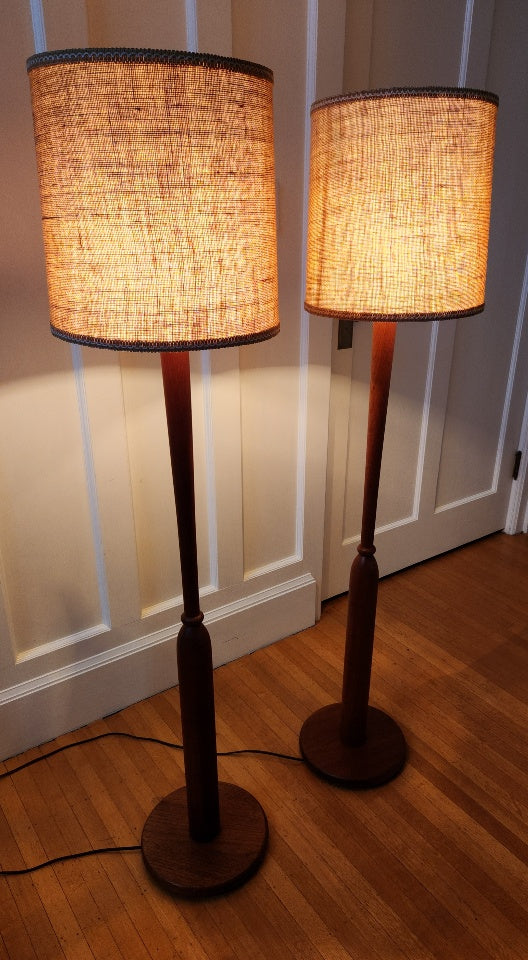 MCM Teak Floor Lamp