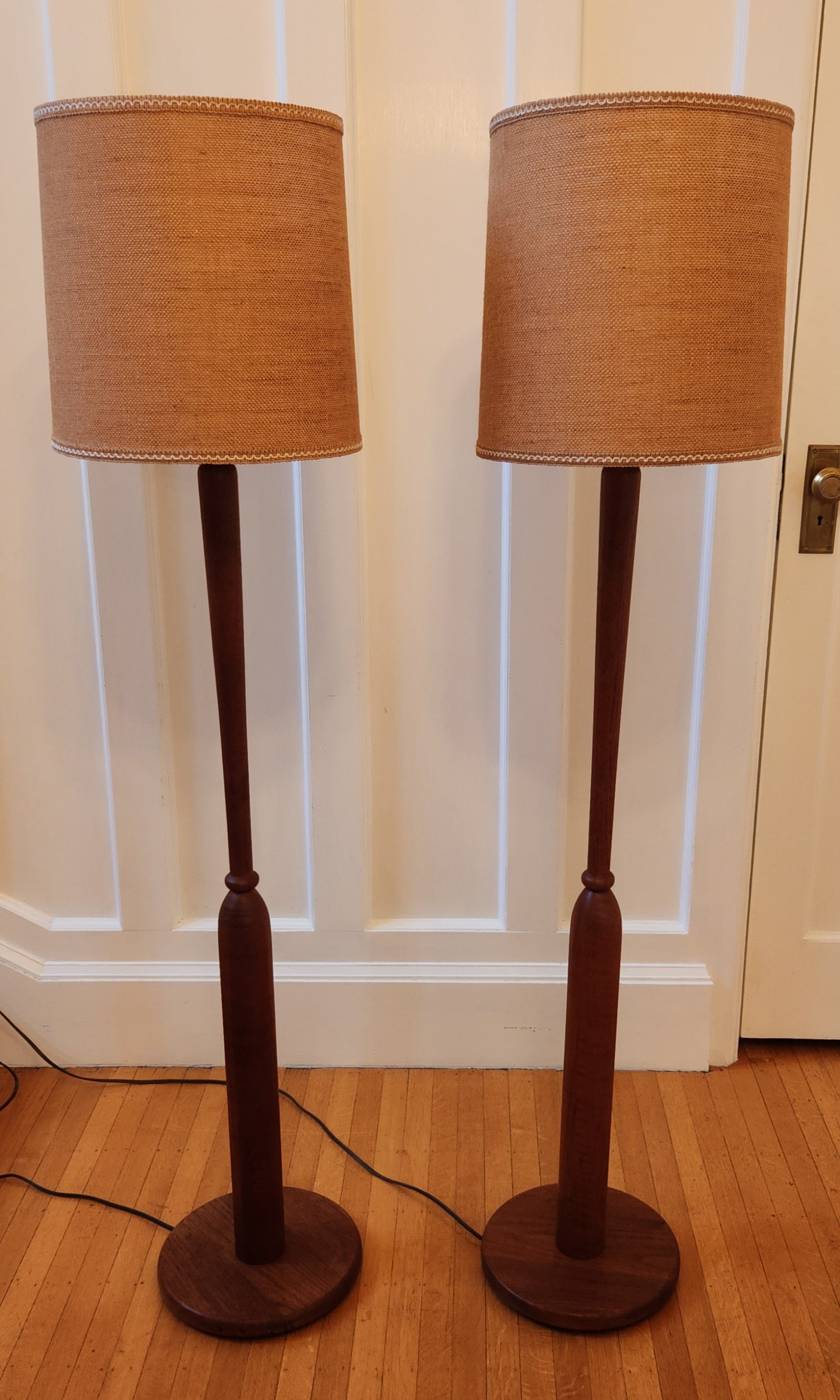 MCM Teak Floor Lamp