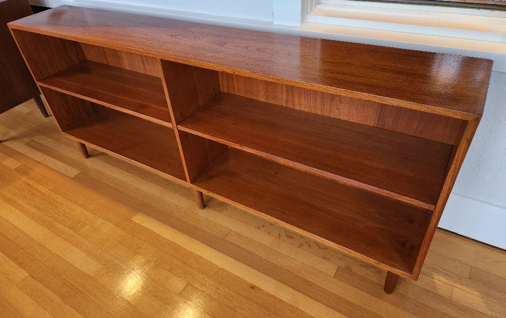 MCM Horizontal Teak Shelves - Cook Street Vintage