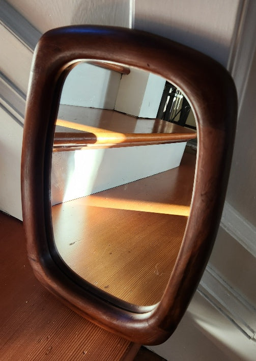 Small MCM Teak Mirror