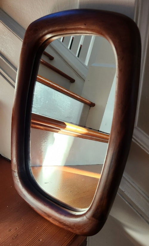 Small MCM Teak Mirror