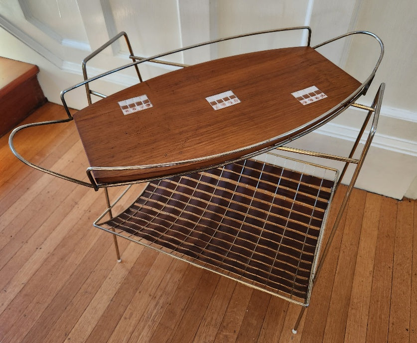 MCM Tony Paul Side Table with Removable Tray Top