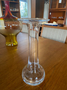 Holmegaard English Solitaire Clear Glass Vase