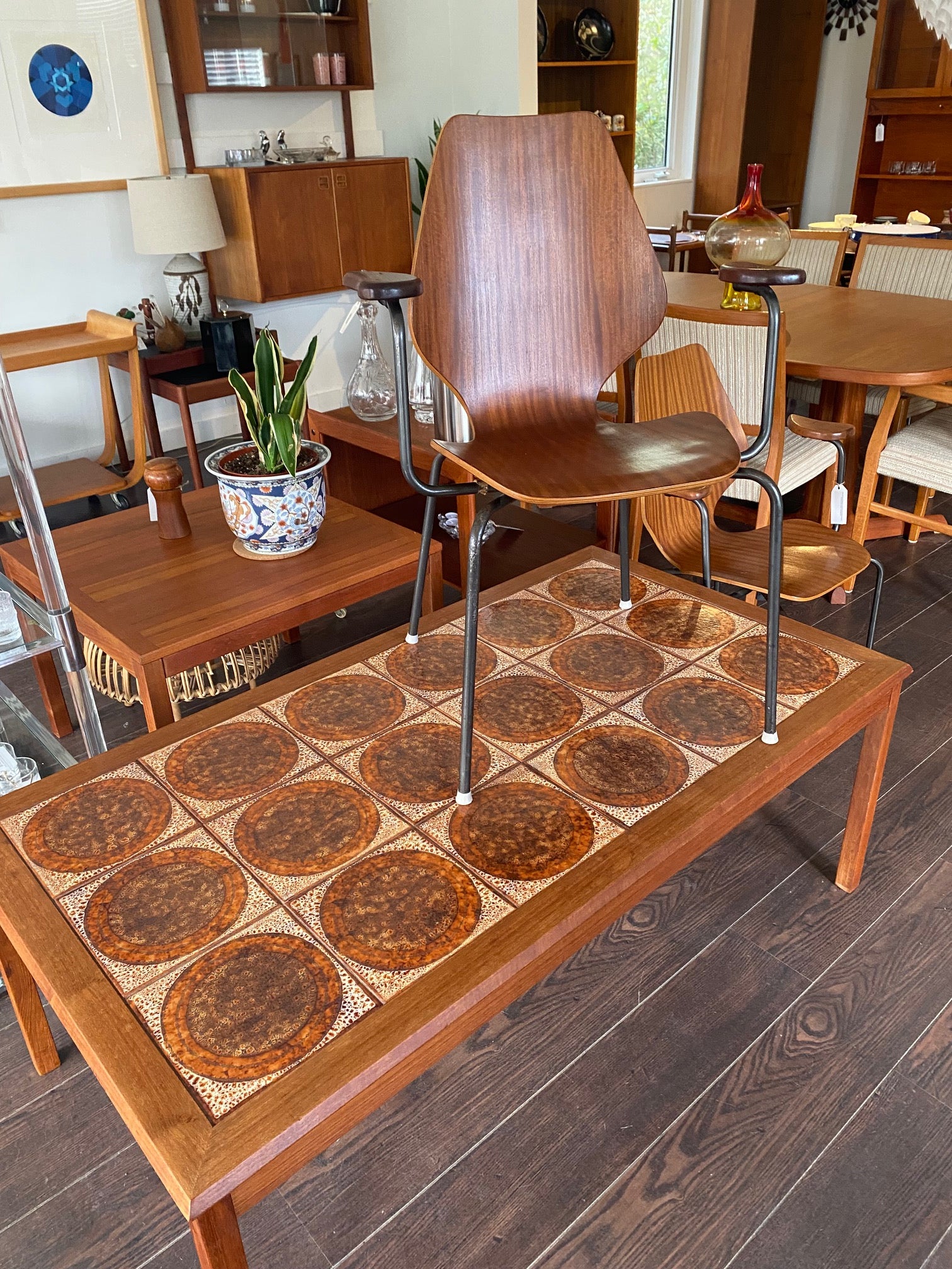 MCM Danish Teak and Tile Top Coffee Table