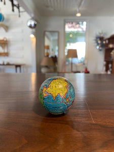 Vintage German Tin Globe Pencil Sharpener