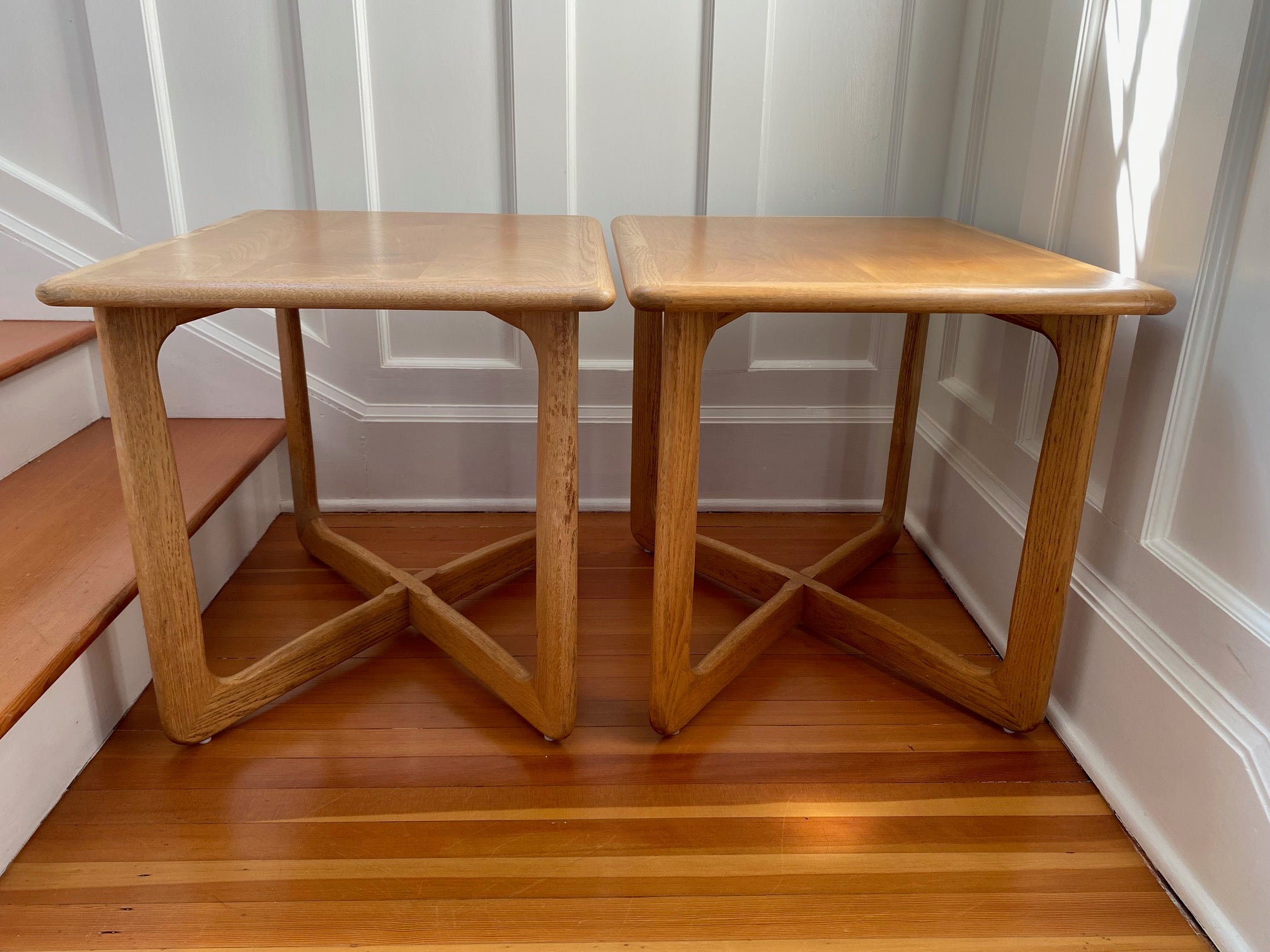 Pair of Lane AltaVista End Tables- Cook Street Vintage