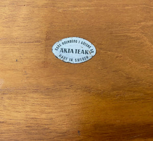 1950s Karl Holmberg Teak Serving Tray