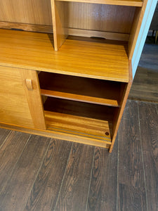 Bottom right cabinet of MCM Teak Hutch by Domino Mobler- Cook Street Vintage