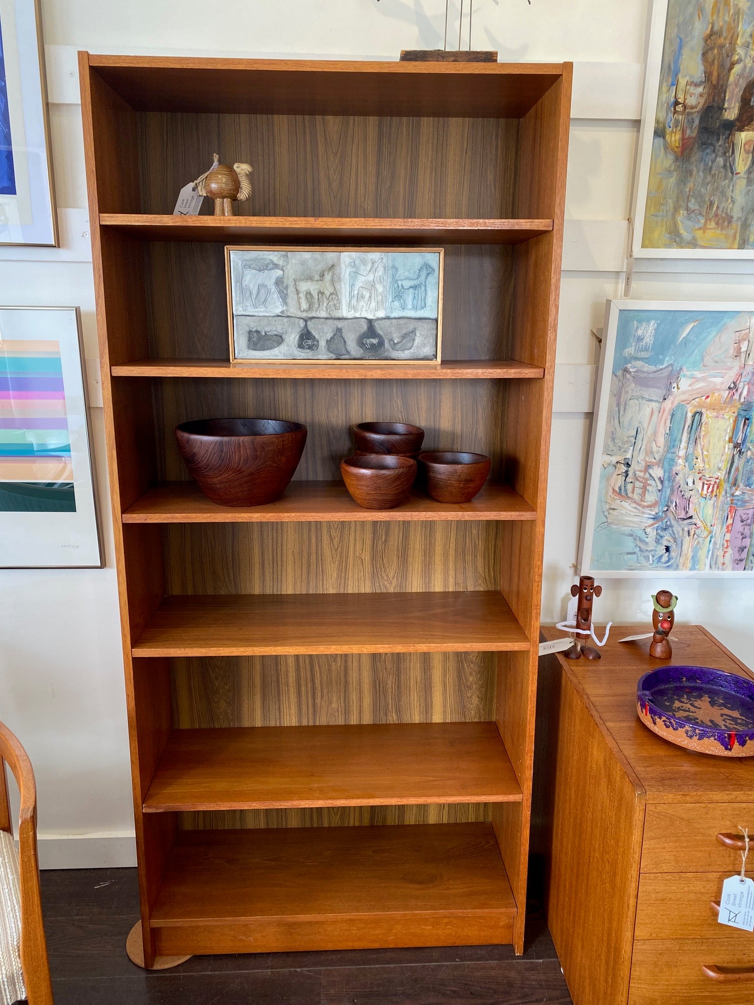 Vintage Teak Shelves