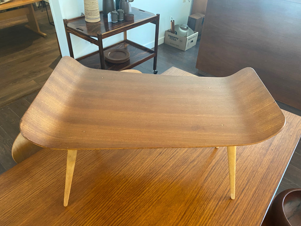 Gorgeous vintage breakfast tray with elegant tapered folding legs. "The Mayfold" made in England by Paragon- Cook Street Vintage