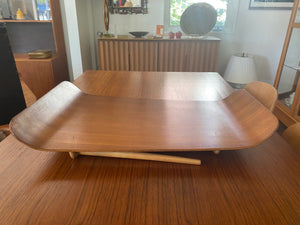 Gorgeous vintage breakfast tray with elegant tapered folding legs. "The Mayfold" made in England by Paragon- Cook Street Vintage