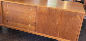 MCM Teak Credenza with Centre Drawers