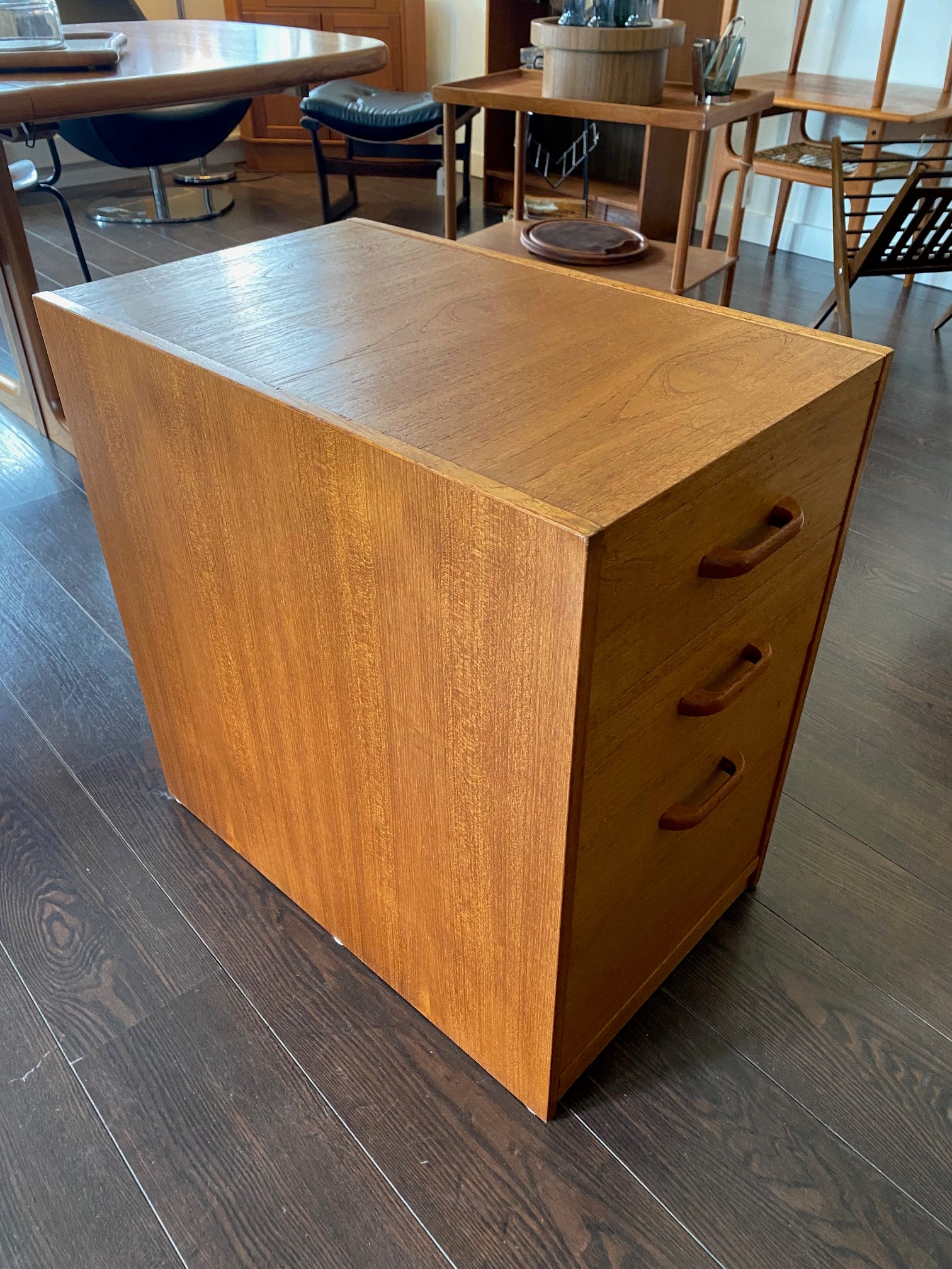 Mid-century Teak Filing Cabinet