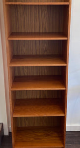 Tall Narrow Danish Teak Shelves