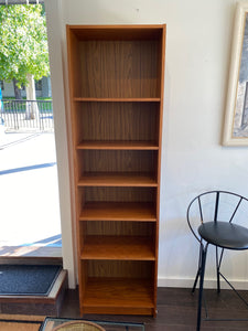 Tall Narrow Danish Teak Shelves