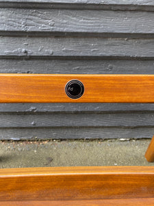 MCM lounge chair designed by&nbsp;Tove &amp; Edvard Kindt - Larsen for France &amp; Daverkosen. Newly upholstered in black tweed. Made in Denmark- Cook Street Vintage