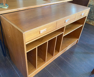 Vintage Expanding Entertainment Unit and Desk