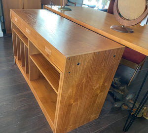 Vintage Expanding Entertainment Unit and Desk