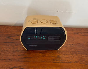 Vintage Panasonic FM-AM Band Electronic Digital Clock Radio. Panasonic Model no. RC-55. Made in Japan- Cook Street Vintage