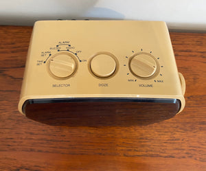 Top components of Vintage Panasonic FM-AM Band Electronic Digital Clock Radio. Panasonic Model no. RC-55. Made in Japan- Cook Street Vintage
