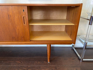Mid-century Teak Sideboard with Centre Drawers