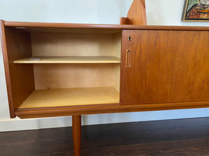 Mid-century Teak Sideboard with Centre Drawers