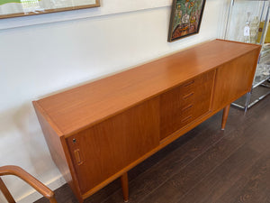 Mid-century Teak Sideboard with Centre Drawers