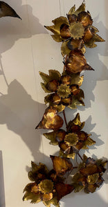 Mid-century torched metal art by Jara Kasik- Cook Street Vintage.