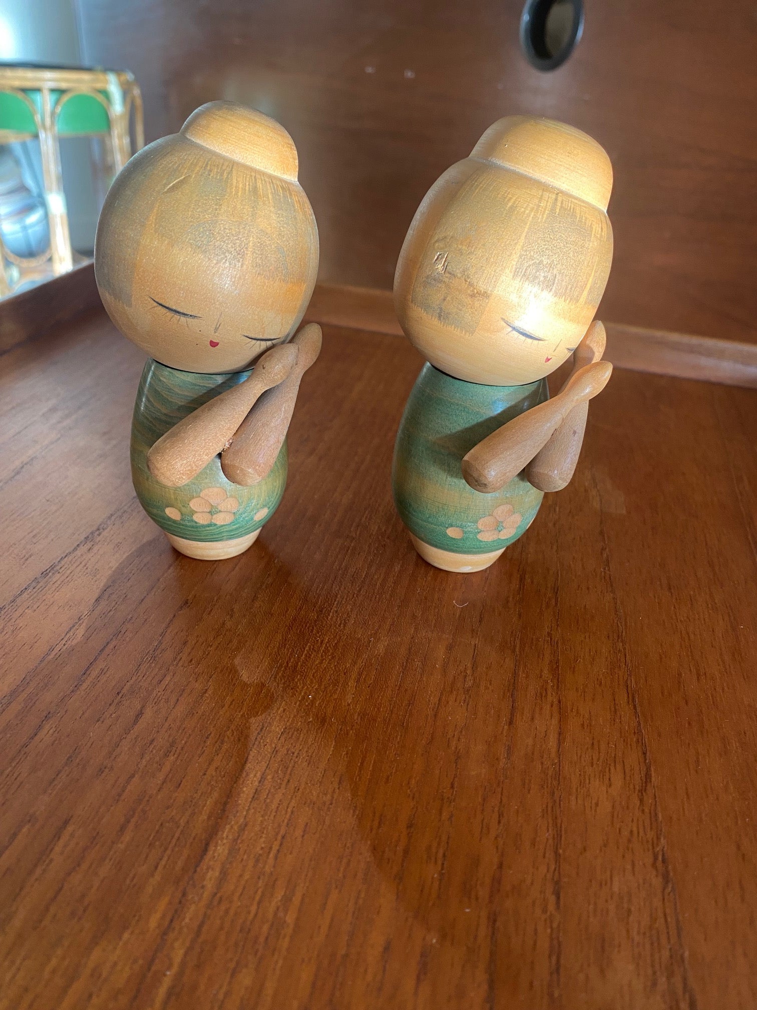 Japanese Sleeping Kokeshi Doll- Signed