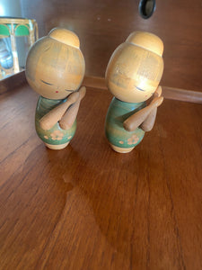 Japanese Sleeping Kokeshi Doll- Signed
