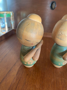 Japanese Sleeping Kokeshi Doll- Signed
