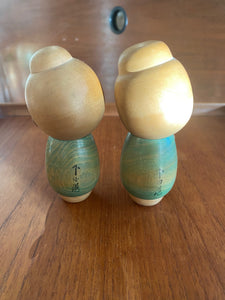 Japanese Sleeping Kokeshi Doll- Signed