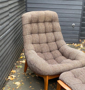 R Huber Chair and Ottoman