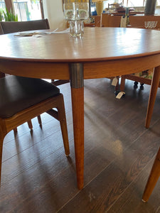 Dyrlund Teak Dining Table with Extending Leaves