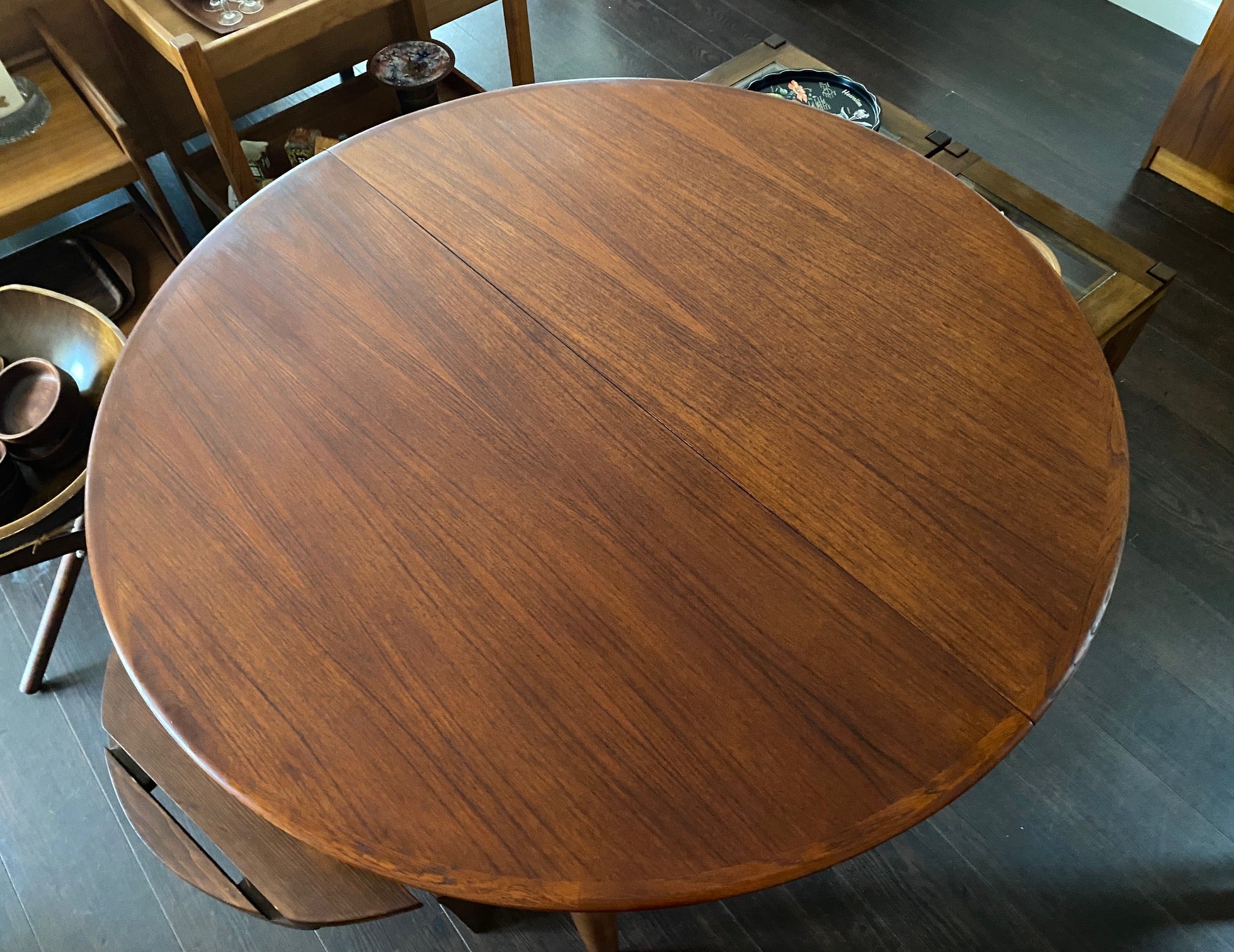 Dyrlund Teak Dining Table with Extending Leaves