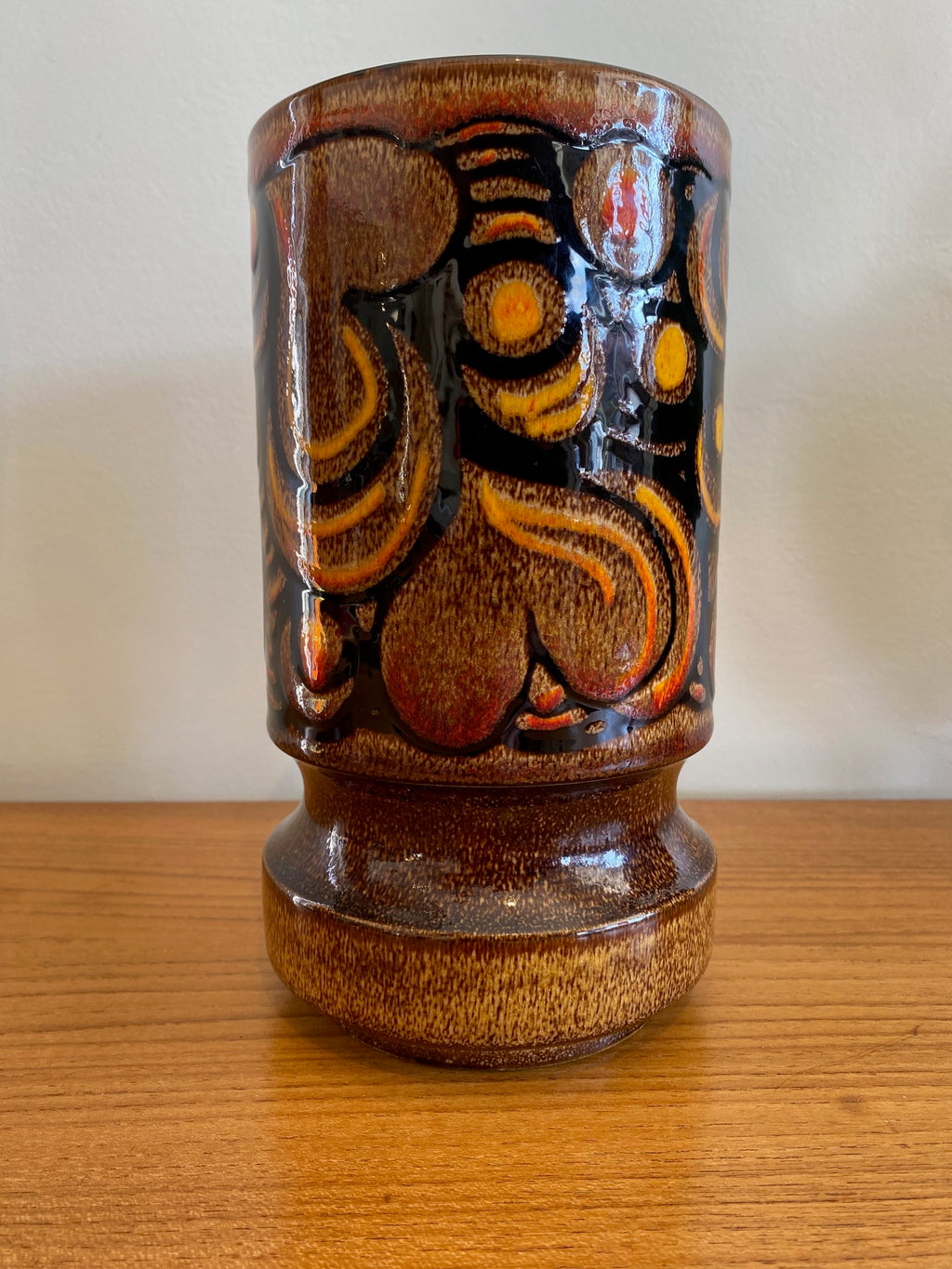 1970s Poole "Aegean" Ceramic Vase- Cook Street Vintage