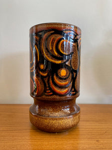 1970s Poole "Aegean" Ceramic Vase- Cook Street Vintage