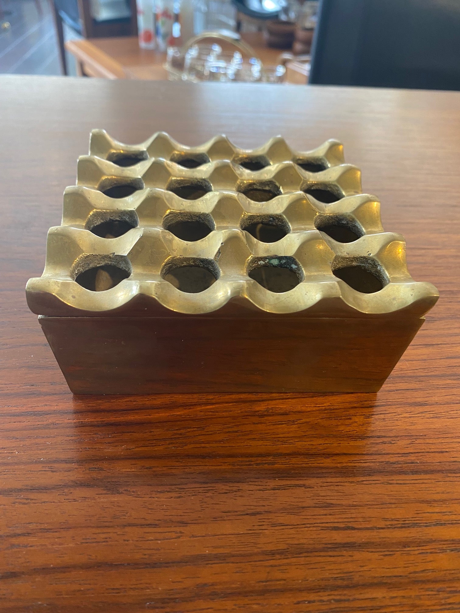 Vintage Brass Holger Bäckström & Bo Ljungberg Style Cigar Ashtray- Cook Street Vintage