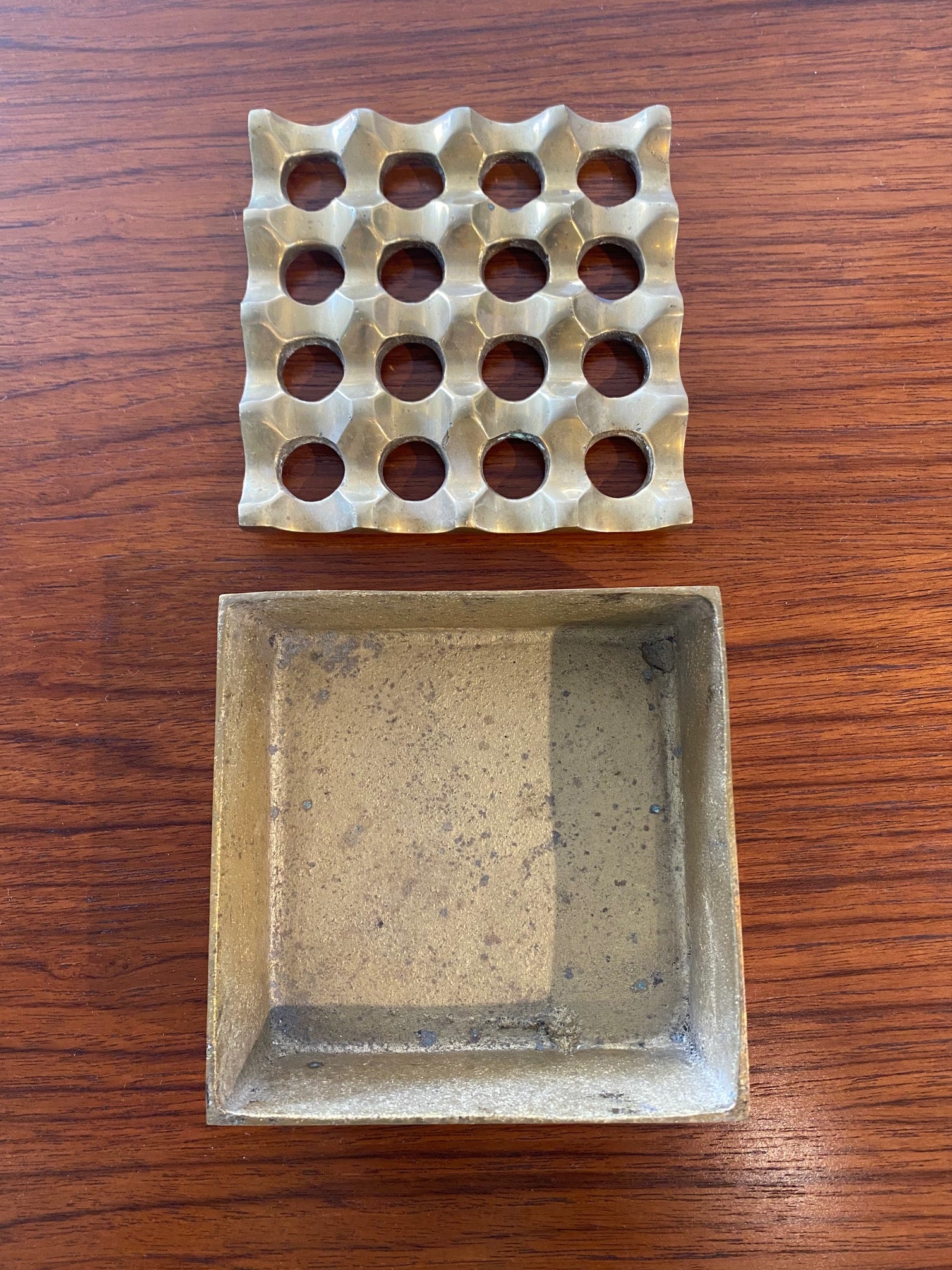 Vintage Brass Holger Bäckström & Bo Ljungberg Style Cigar Ashtray- Cook Street Vintage