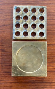 Vintage Brass Holger Bäckström & Bo Ljungberg Style Cigar Ashtray- Cook Street Vintage