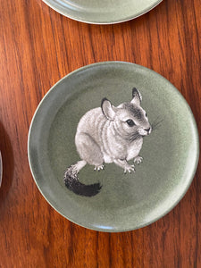 Praesidium Ornamin Melamine Animal Coasters- Cook Street Vintage